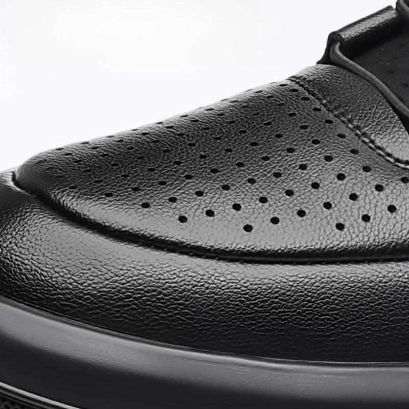 Men's Hollow Leather Shoes Dress Oxford Shoes Classic Lace Up Formal Shoes Wedding Shoes