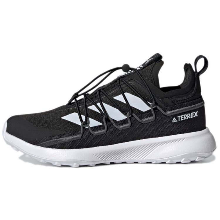 Adidas Voyager 21 Canvas Comfortable Versatile Slip-Resistant Durable Low-Top Casual Shoes Women Sneaker Black White FZ3336