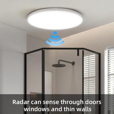 Stropní lampa s radarovým snímáním LED Inteligentní panelová světla Světla se senzorem pohybu Chodby Chodba Ulička Schodiště Domácí Stropní světlo