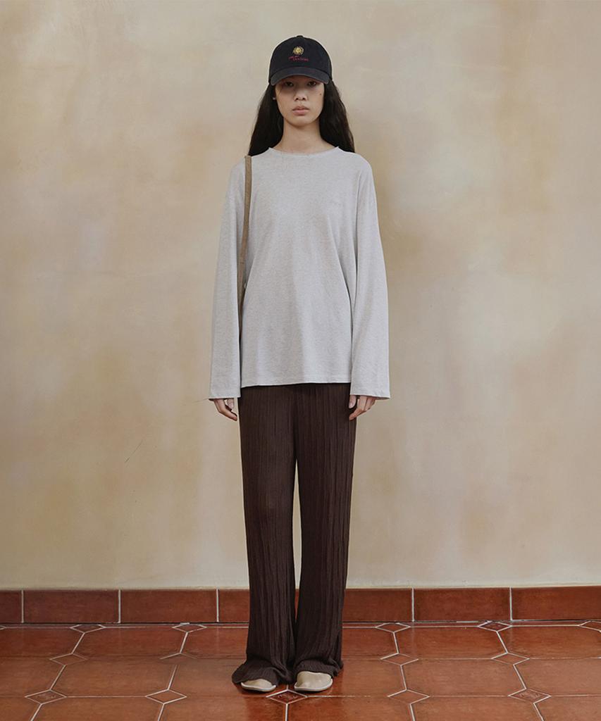 Monokeulom Wish Ribbed Pants (Brown)