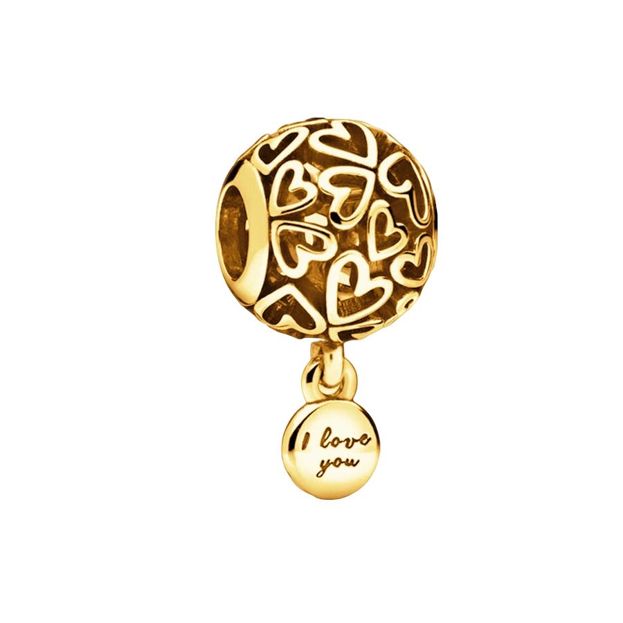 Nuevos Originales Brillantes Dorados Tortuga Serpiente Copo de Nieve Colgantes Charms Cuentas DIY Joyería para Mujer Regalo Cuentas Aptas para Pulseras
