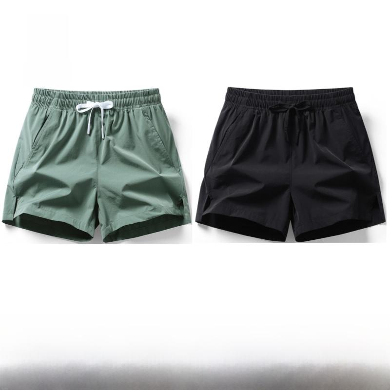 Ice Silk Qui Dry Ort Pants Men Women Summer Thin Cool Feeling Tee-quarter Length Running Fitn Beach Orts Casual