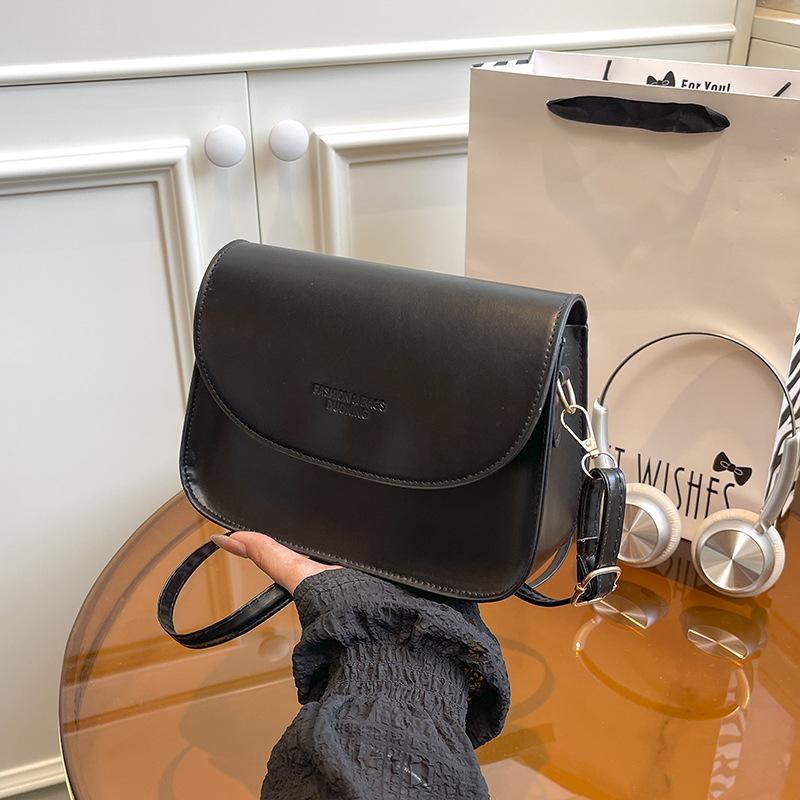 Fashionable Retro Simple Texture Fashionable Texture Crossbody Single-shoulder Small Square Women's Bag