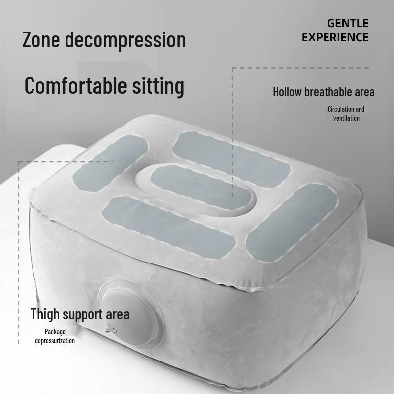Cojín Inflable para Asiento de Concierto para Niñas Pequeñas - Taburete y Reposapiés Portátil para Exteriores
