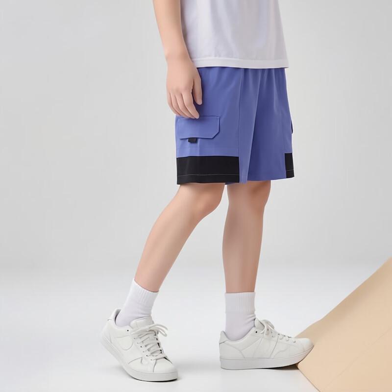 Macaloo Kids Breathable Quick-Dry Sport Shorts 150 фиолетовый