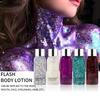 Julystar Body Glitter Gel Set 5 Colors Face & Body Chunky Sequin Liquid Eyeshadow Festival Stage Makeup Sparkling Holographic Cosmetic Kit