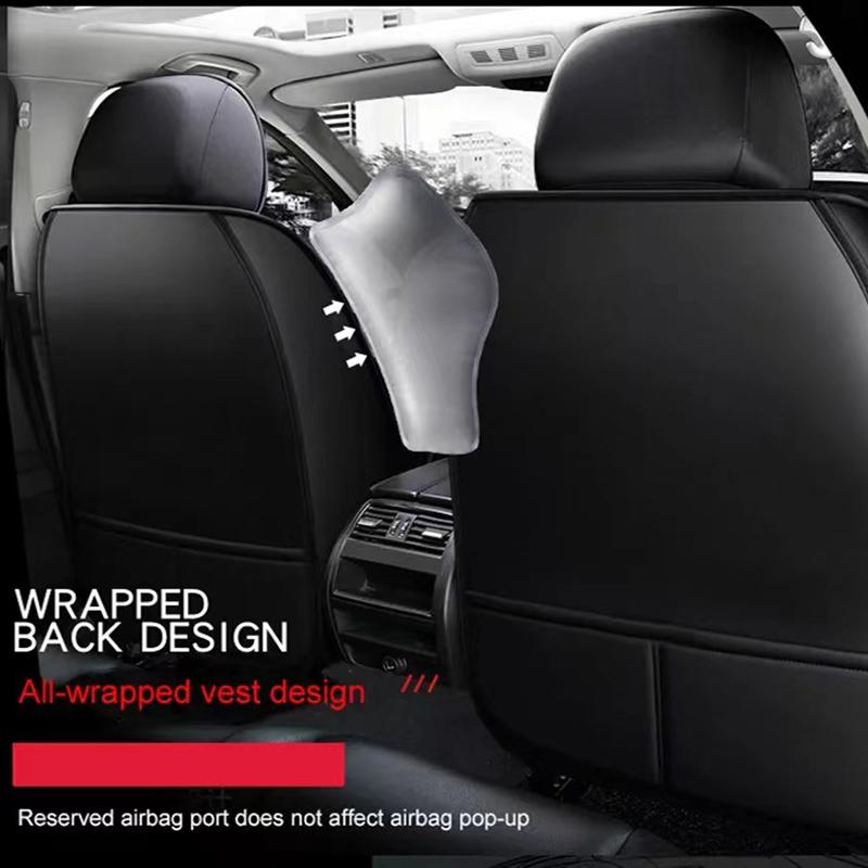 Five-seat Full Envelope Car Cushion Four Seasons Universal Car Seat Cover Leather Wear-resistant Dirty Breathable Car Seat Cover