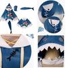Get Hololive Gawr Gura Cosplay Costume Shark Jacket Outfit With Fish Tail Role Play