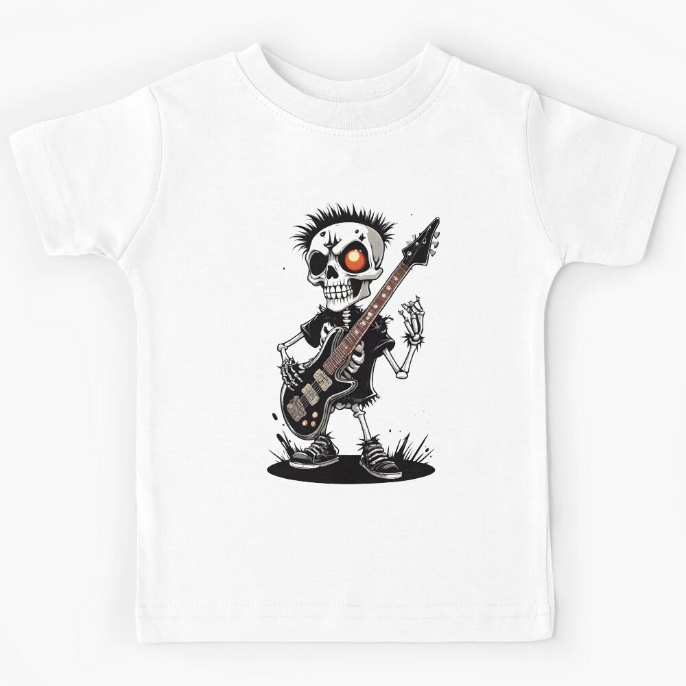 Guitar Heroes - Skeleton VII Kids T-Shirt 110