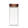 ZISIZ High Borosilicate Glass Storage Jar with Lid