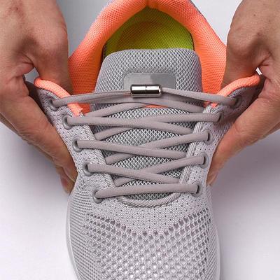 1Pair Elastic Locking Shoelaces Kids Adult Sneakers Quick Shoelace Lazy Shoe Laces Semicircle Shoes