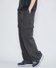 WHOLOVESART Gabardine Cargo Elastic Work Pants Khaki Gray