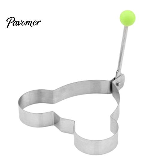 Kitchen Utensils for Breakfast 3 Pcs Stainless Steel Egg Rings, Non-stick Fried Moulds, Round/Star/Flower/Heart/Mouse Home Tools Shaped Ring Mold Eggs
