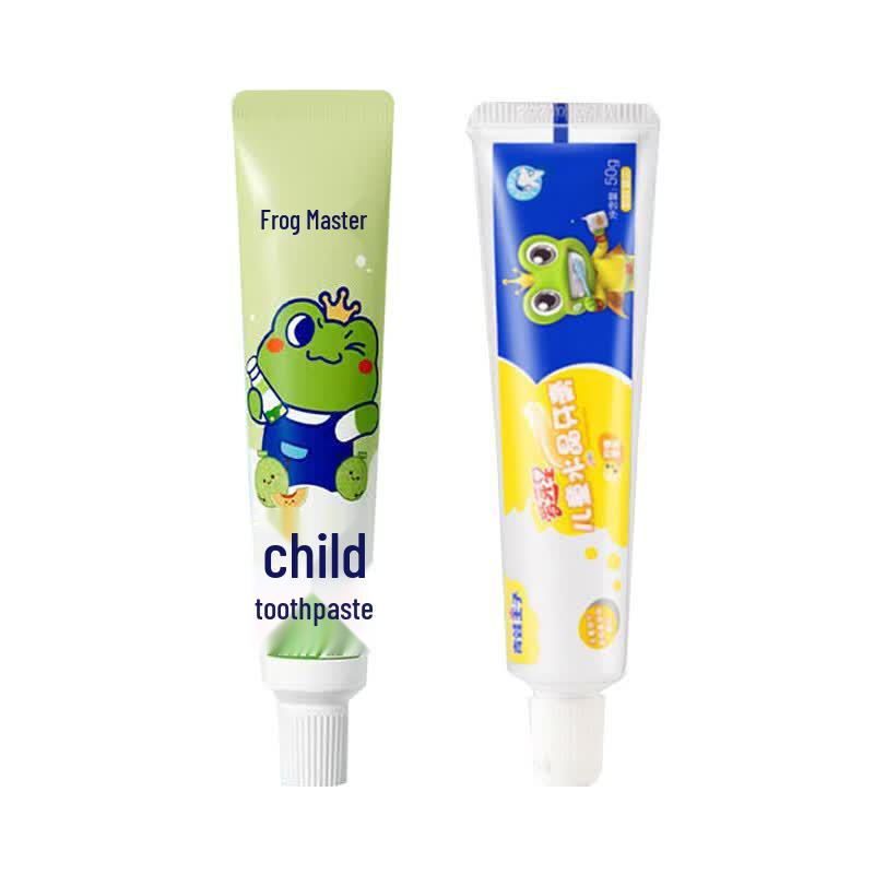 Frog Prince Safe Kids Toothpaste Duo (Honeydew & Lemon)