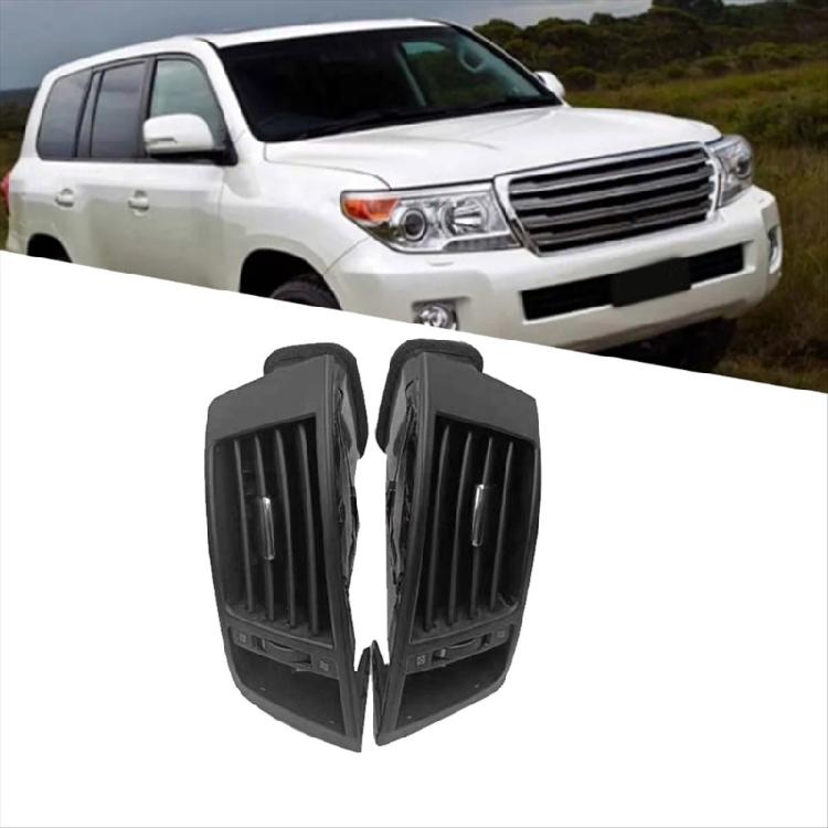 2x Efficient Center Console Air Conditioning Air Ventilation Outlet Dashboard Suitable for LC200 55670-60190 55680-60130