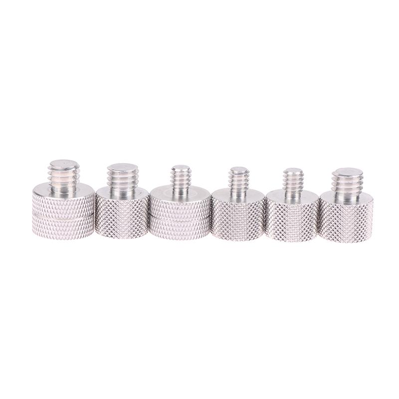 3/8" To 1/4" Male To Female Thread Screw Mount Adapter Tripod Plate Screw Capacitor Mic Shockproof Frame Screws