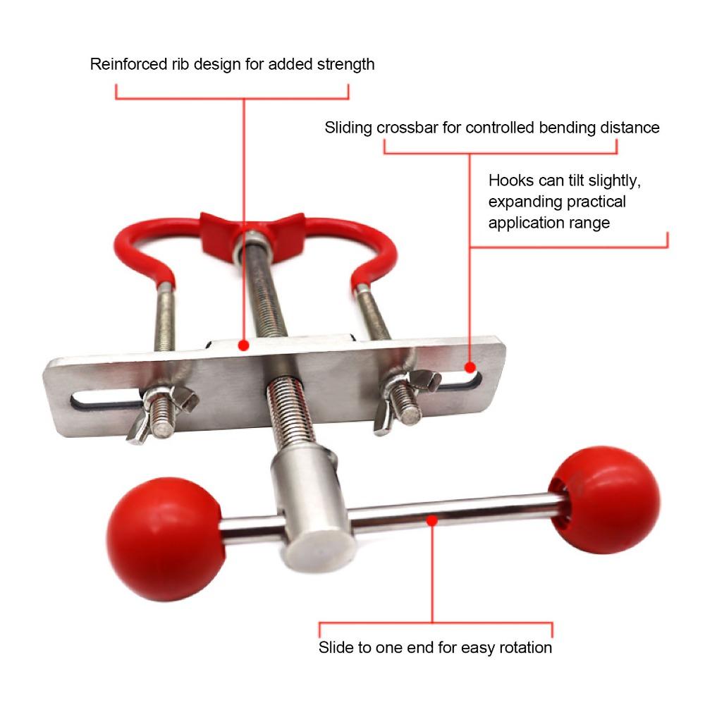 Stainless Steel Tree Branch Bender Red Trunk Lopped Regulator Professional Branch Trunk Bender