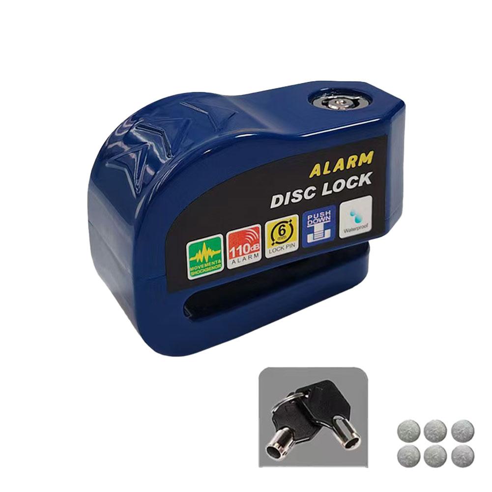 Motorcycle Bicycle Lock Alarm Safety Lock Bike Lock Protection Aluminum Alloy Anti-Theft Disc Brake Lock moto Accessories