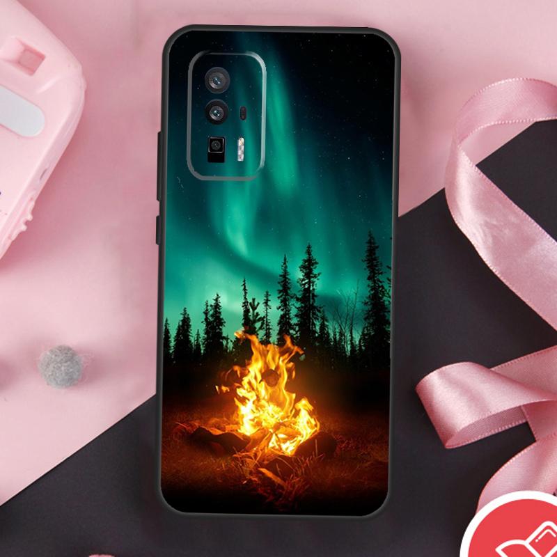 Northern Lights Case For Xiaomi 13 14 Ultra 11T 12T 13T Pro 12 Lite POCO X6 Pro F5 M6 X5 X3 F3 M5s F6 Cover