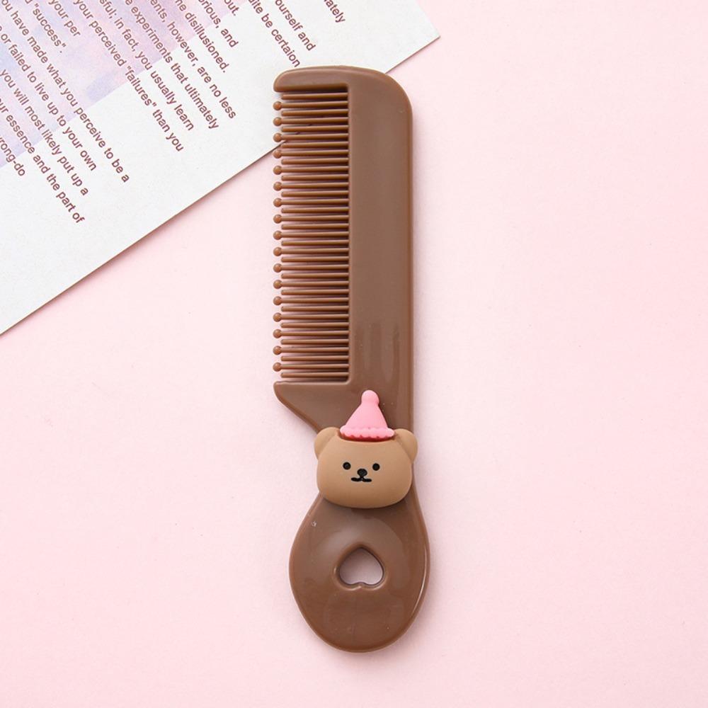 Wear Resistant Cute Student Portable Hair Comb Mini Children Baby Girl Hair Comb