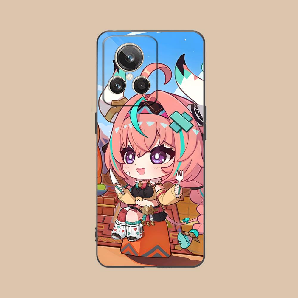 Game GI Varesa Matte TPU Mobile Phone Case for Realme 15 14 13 12 11 10 9 Pro Plus T i Lite 5G Colorful Printing Cover