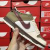 [In Stock] Original High Version Dunk SB Low Red Brown Leopard Print Sports Shoes