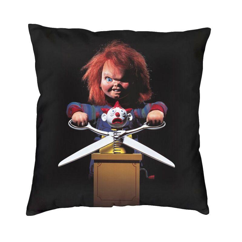 Bride Of Chucky Cushion Cover xcm Polyester Killer Doll Chucky Throw Pillow Case for Sofa Car Pillowcase Bedroom Decoration