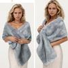 Solid Color Plush Shawl Korean Style Bride Shoulder Fake Collar Faux Fur Scarves  Ladies/Girls