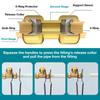 Push In Connector Fittings, Water Pipe Disconnect Pliers, Plastic Pipe Fittings, Installation and Disassembly Tools, Multi Size Disassembly Tools