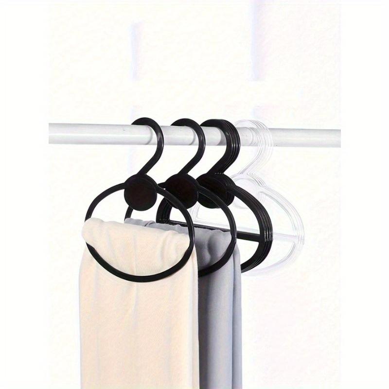 

1pc Scarf Hangers, Circular Loop Design Scarf Organizers With Swivel Hook, Space-Saving Clothes Organizer 1pcs-black разноцветный