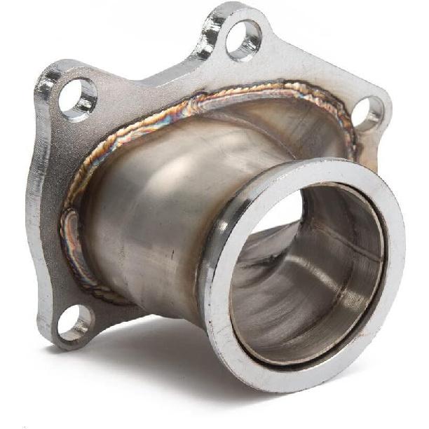 TD04 5 Bolt Turbo Downpipe Flange To 2.5"" V Band Conversion Adaptor For Su-baru EP-CGQ215Z (Component), ZXCHXINCAIXC626