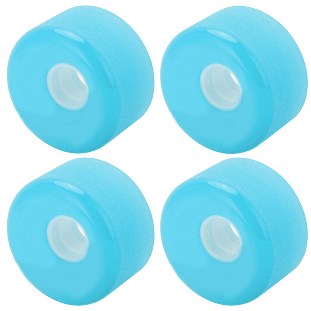 PUENTE 4pcs 70x42mm Skateboard Wheels 80A Longboard Cruiser Wheels Replacement PartsBlue