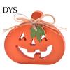Seasonal Festive Room Ornaments Halloween Indoor Wooden Pumpkin Table Sign, Spooky Tabletop Block Rustic Autumn Centerpiece Tiered Tray for