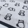 Ręcznik Imabari Mini Kąpielowy 45cm x Panda Wyprodukowano w Panda Idealny do lub jako ręcznik kąpielowy, do twarzy lub duży ręcznik do twarzy Ręcznik Panda, 110cm, Wzór, Japonia, Imabari, 100%
