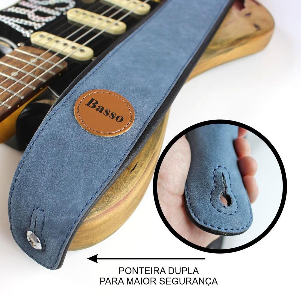 Basso Classic Synthetic CLA26 Jeans Guitar Strap Synthetic (Classic Series)