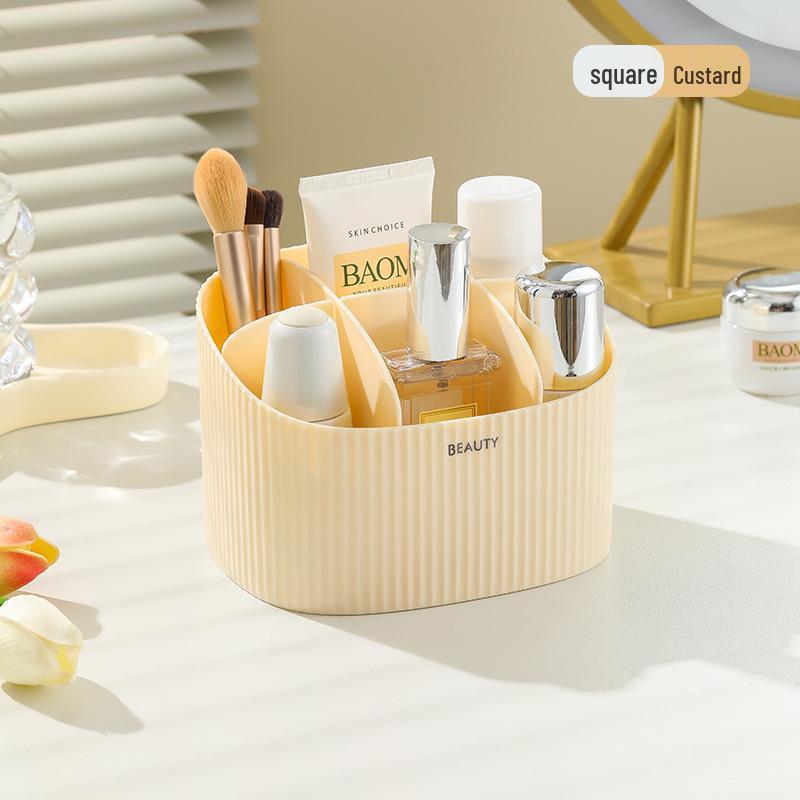 Creative Skincare & Jewelry Organizer with Desktop Storage for Cosmetics & Stationery