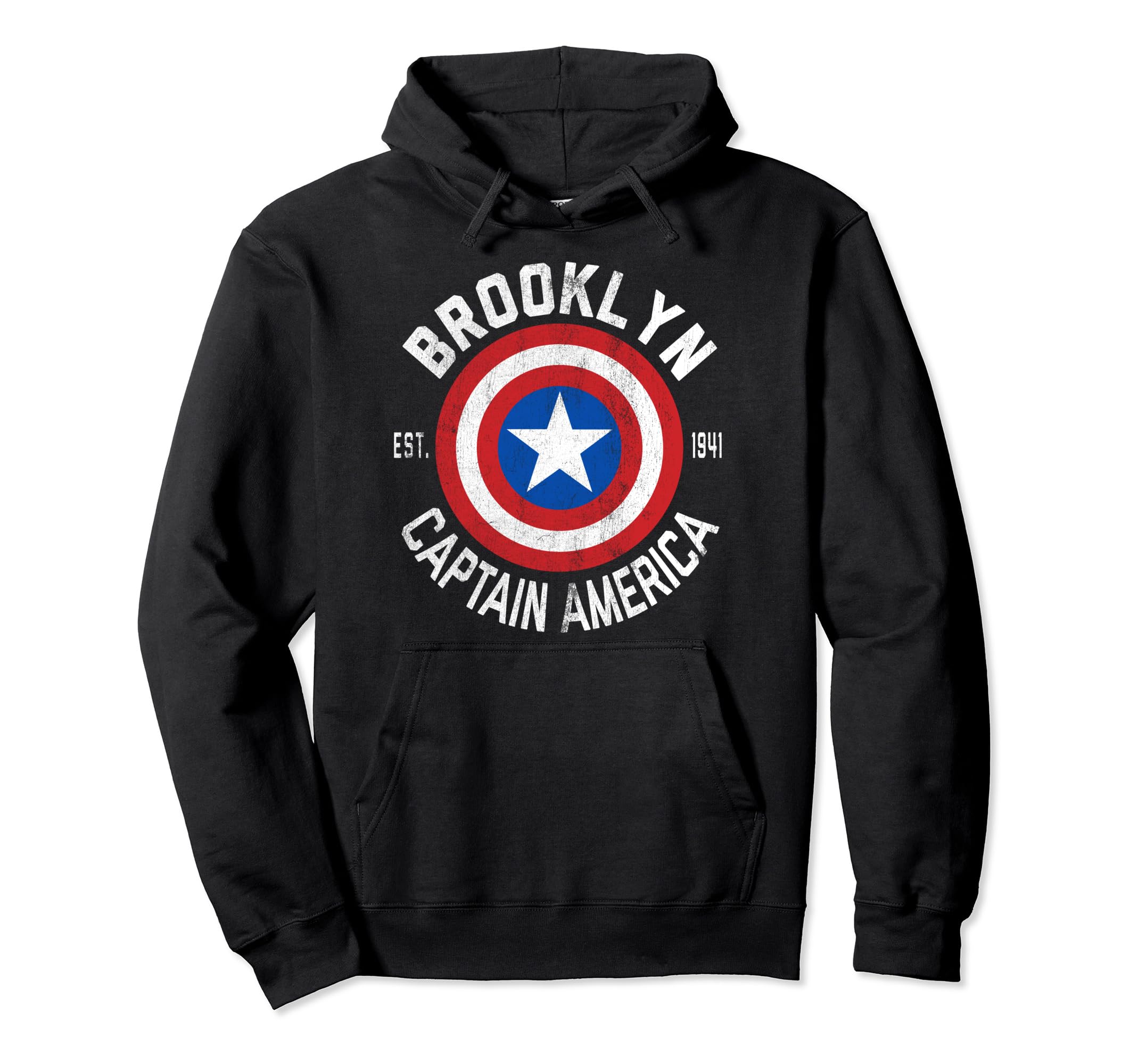 

Marvel Captain America Brooklyn Shield Hoodie чёрный