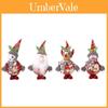Christmas Foam Fabric Standing Ornament With Elk Snowman Doll Pendant For Holiday Tree Decoration