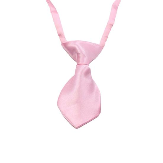 Haustier Krawatte Plastikschnalle Verstellbares Halsband Imitierte Seide Hund Krawatte für Hund