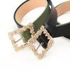 2022 Women's Classic PU Leather Belt with Alloy Pin Buckle - Versatile for Trousers and Skirts