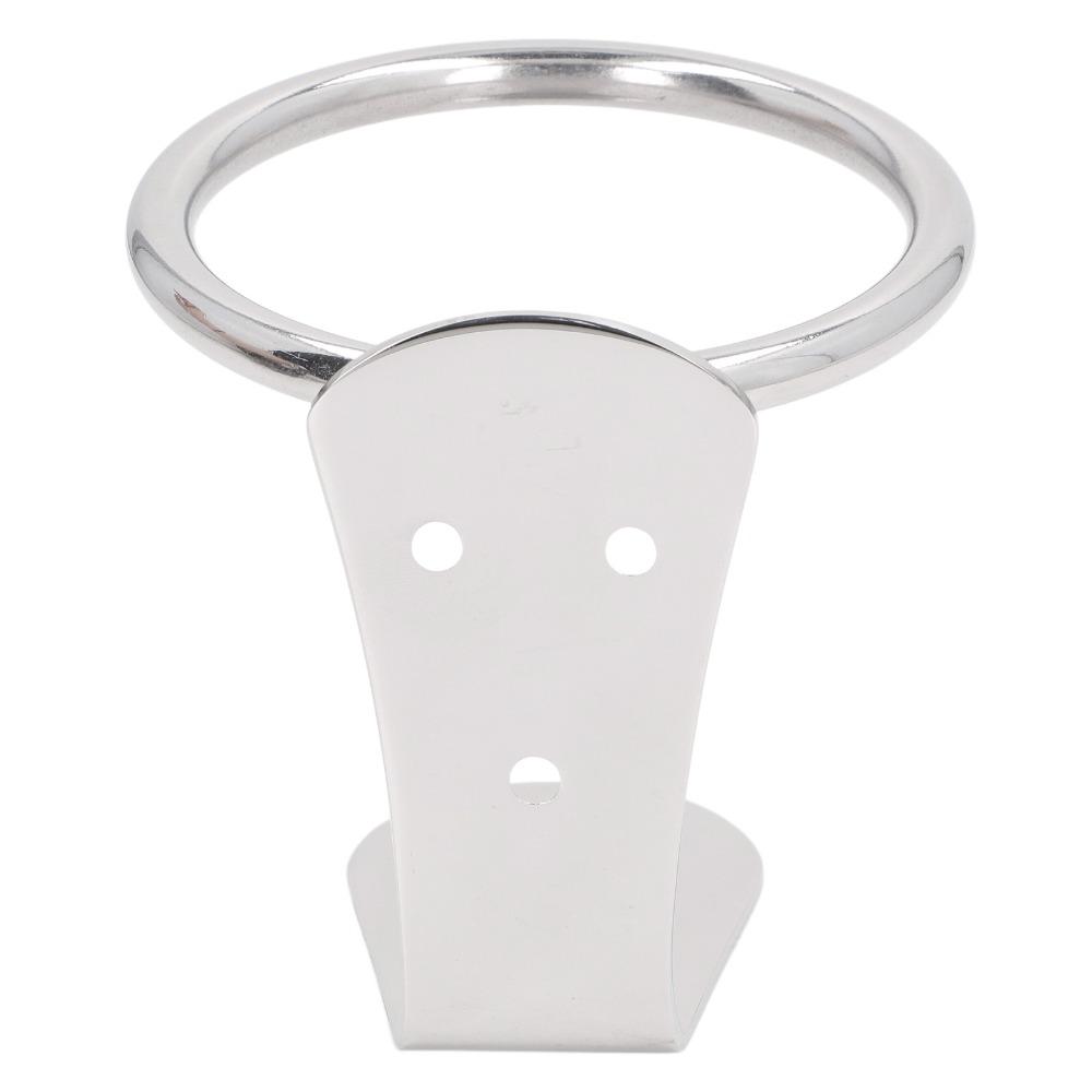 Single Holder Ring Drink Holder Stainless Steel Boat Cup Holder Wall Mount Holder Yacht Use