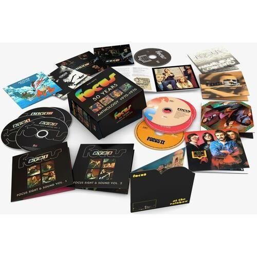 Focus - 50 Years Anthology 1970-1976 (9CD+2DVD PAL Region 0) [CD] With DVD, Boxe