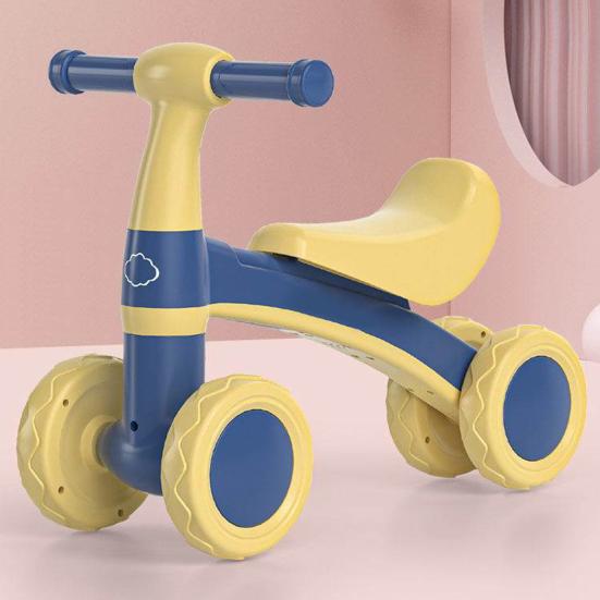 Bicicletă de echilibru pentru bebeluși pentru 45294 ani, băieți, fete, scuter pentru copii mici, 4 roți