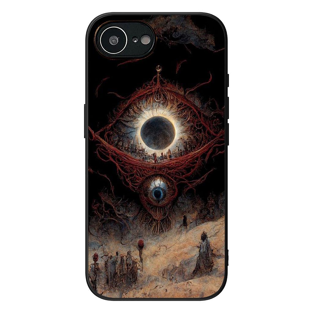 

Cover for Samsung Galaxy A36 A17 A26 A07 A35 A54 A53 A13 A33 A34 S8 S9 S20 S21 FE S10 Plus Phone Case Eyes Spooky Scary Face Galaxy A34 5G