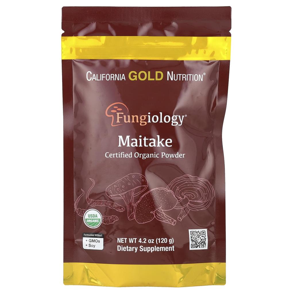 Fungiology®, Certified Organic Maitake Mushroom Powder, 120G (4.2Oz)