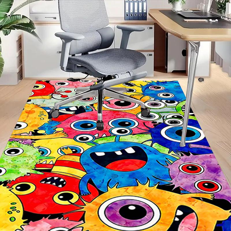 1PC monster colorful Extra Large Non Slip Floor carpet, Office, family, bedroom, Studio   Large Area Rug Indoor Rugs, , Vibrant Colors