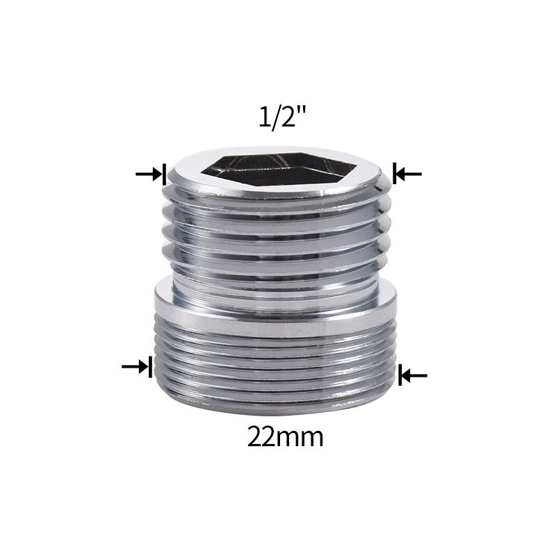Stainless Steel Faucet Connector M22 To M20 M18 M1/2" Thread Joints Water Purifier Accessory Kitchen Water Tap Adapter Fittings