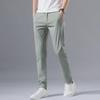 2023 Men's Cotton Stretch Summer Trousers: Youthful Korean-Style Casual Pants for Spring