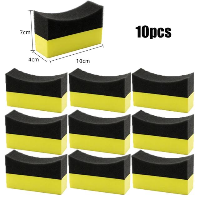 Car Washing Sponge High Density Tire Polishing Waxing Sponge Pad Wheel Tyre Wash Brush Wiper Car Cleaning Tool Auto Accessories