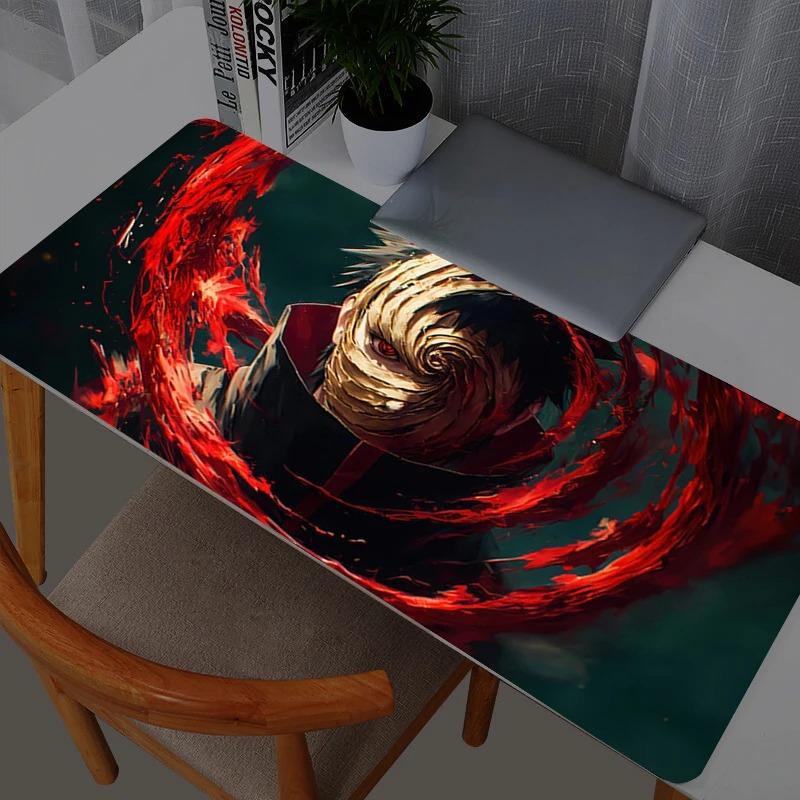 Extra Large Gaming Mouse Pad Computer Naruto Minato Namikaze Gamer Laptop Keyboard Carpet Mouse Mat Non-Slip Rubber Table Rug